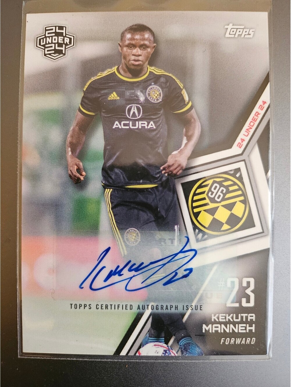 Kekuta Manneh [Autograph] #176 - 2018 Topps MLS Soccer